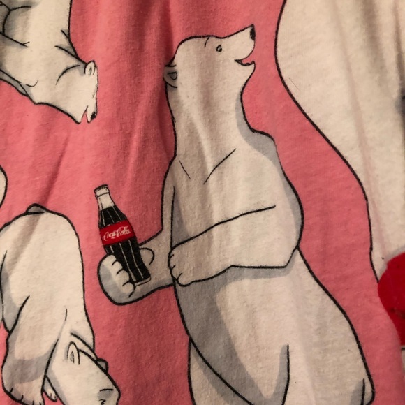 Pink Coke Pajama Pants with Polar Bears - Picture 6 of 8
